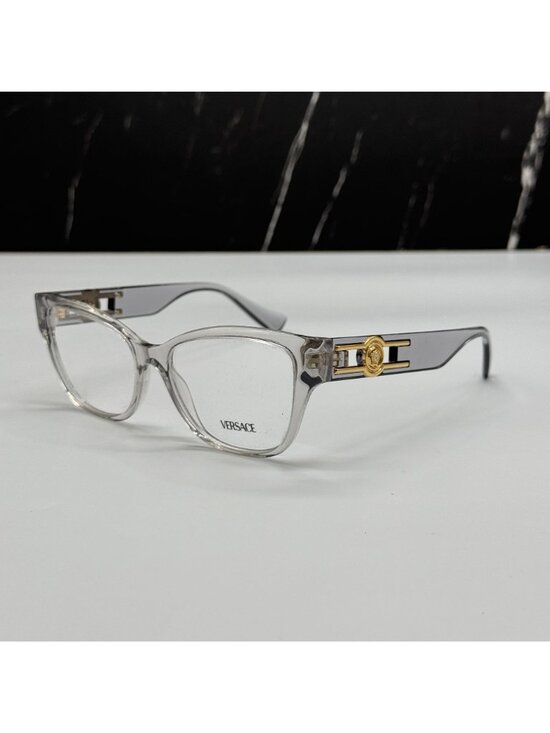 Versace VE3347 5305 Clear Cat Eye Women Eyeglasses Authentic NEW main image 7